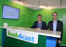 Carlos Gomez and Tom White at fresh4cast. The software can forecast yield for various fresh produce and can also be applied to forecast demand.
